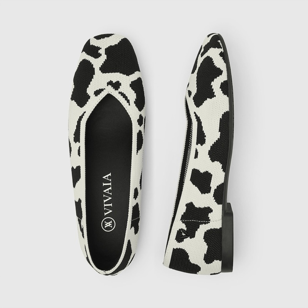 Vivaia Square-Toe V-Cut Flats